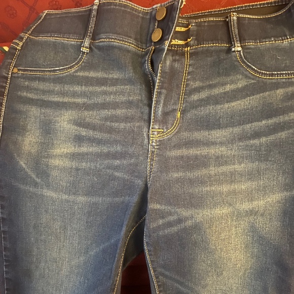 Apt 9 Size 14 Straight Leg Dark Indigo Contrast - Picture 11 of 14